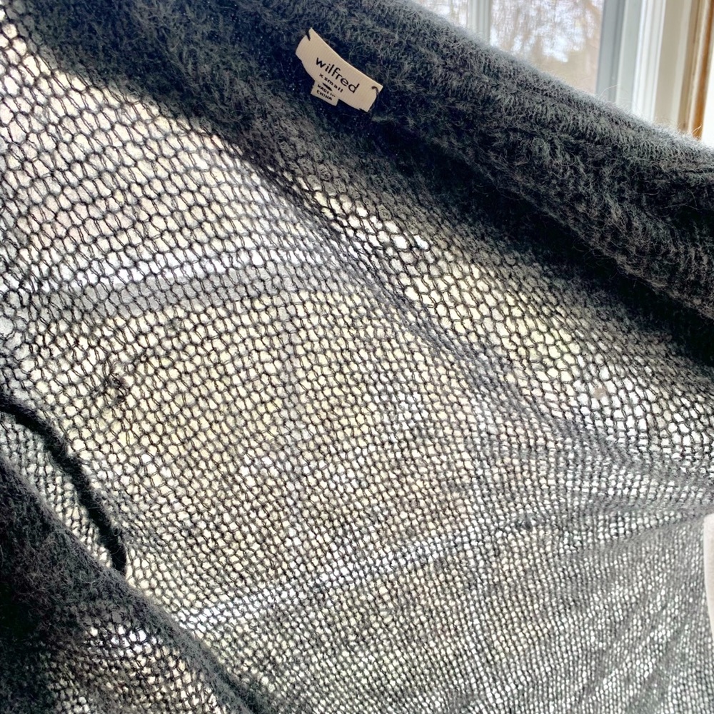 WILFRED feather light long mohair blend cardigan - Picture 10 of 10